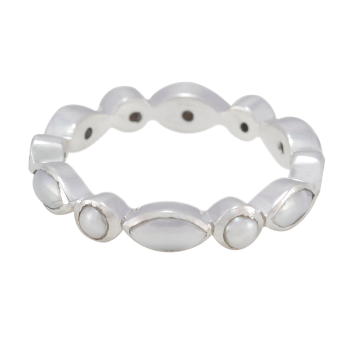 Kennedy Eternity White multiple Band Pearl White