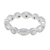 Kennedy Eternity White multiple Band Pearl White