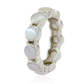 Sofia Eternity White multiple Band Pearl White