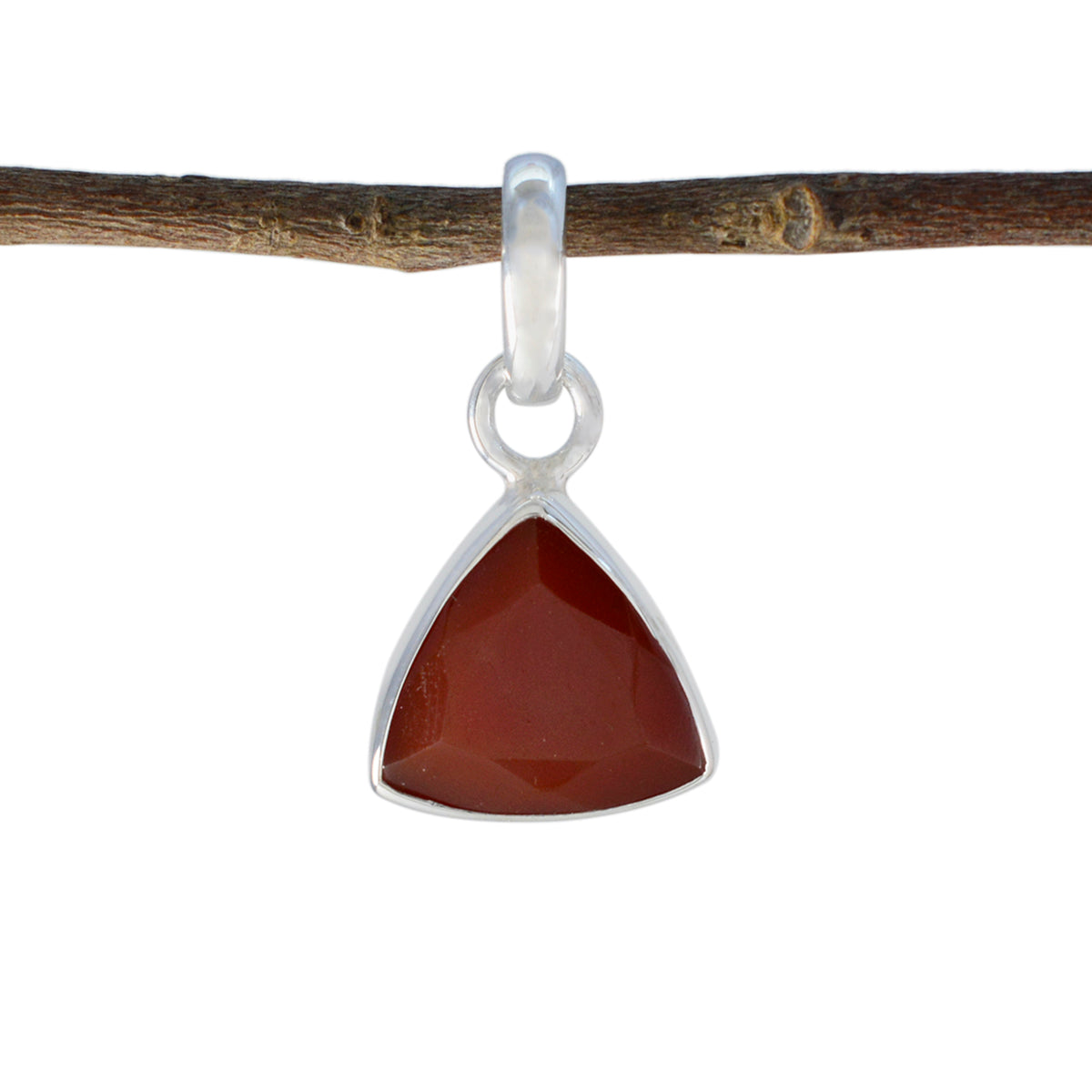Aaliyah Gemstone Necklace - Elegant Pendant Jewelry Red Onyx Red Red