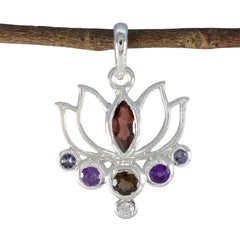 Abigail multicolor Rope-Wire Dainty Pendant Multi Stone multicolor Multicolor