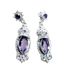 Abigail Multiple Stud Earrings in Stunning Amethyst Design Amethyst Purple Stud