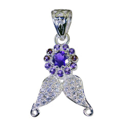 Abigail Purple Pendant with Stunning Gemstone Design Amethyst Purple Purple