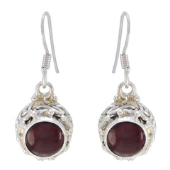 Abigail Red Dangle Earrings for Fashion Forward Looks Garnet Red Dangle