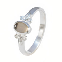 Zazlle Abstract Brown Solitaire Ring - Elegant Style
