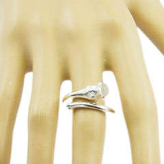 Zazlle Abstract Pink Solitaire Ring for Everyday Glam