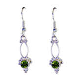 Addison Green Dangle Earrings for Vibrant Style Peridot Green Dangle