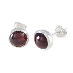 Aiko Red Solitaire Earrings | Chic Everyday Jewelry