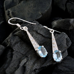 Aisha Blue Dangle Earrings for Everyday Glamour