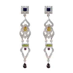 Aisha Multicolor Stud Earrings for Everyday Glam Multi multicolor Stud