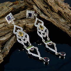 Aisha Multicolor Stud Earrings for Everyday Glam