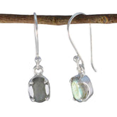 Alejandra Grey Solitaire Earrings for Everyday Glam Labradorite Gray Dangle