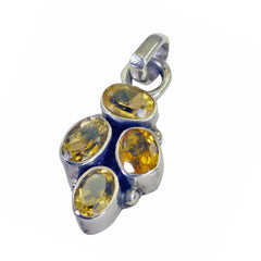 Alejandra Stylish Necklace with Citrine Gemstone Pendant