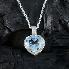 Amanda Blue valentine Featherlight Pendant