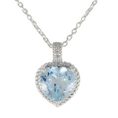 Amanda Blue valentine Featherlight Pendant Blue Topaz Blue Blue