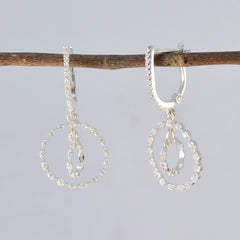 Amanda White Stud Earrings for Everyday Elegance