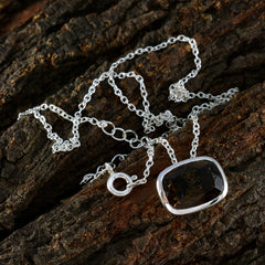 Amelia Cocktail Pendant Jewelry with Smoky Gemstone