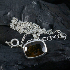 Amelia Cocktail Pendant Jewelry with Smoky Gemstone