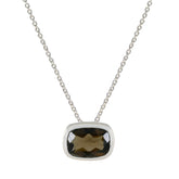 Amelia Cocktail Pendant Jewelry with Smoky Gemstone Smoky Quartz Brown Brown