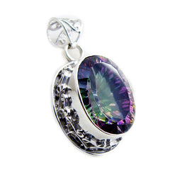 Amelia Multicolor Pendant - Stunning Gemstone Jewelry Mystic Quartz multicolor Multicolor