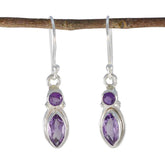 Amelia Purple Whisper Earrings for Everyday Glam Amethyst Purple Dangle