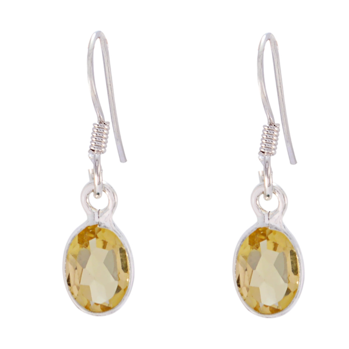 Amelia Yellow Dangle Earrings for Colorful Style Citrine Yellow Dangle