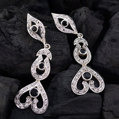 Ananya Black Stud Earrings for Versatile Style