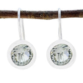 Andrea Green Solitaire Earrings for Everyday Glam Green Amethyst Green Dangle