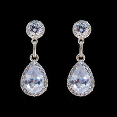 Angel White Stud Earrings for Glamorous Looks