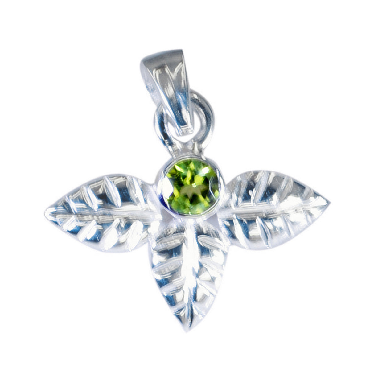 Anna Green Feminine Featherlight Pendant Peridot Green Green