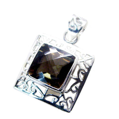 Eva Antique Essential Pendant with Black Gemstone