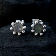Antonia Grey Stud Earrings for Everyday Glam