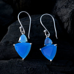 Chen Aqua Dangle Earrings for Everyday Glam
