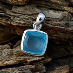 Marie Aqua Gemstone Pendant for Everyday Elegance
