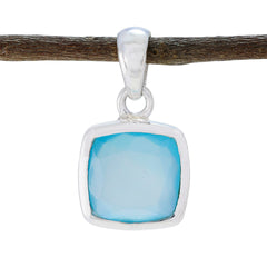 Marie Aqua Gemstone Pendant for Everyday Elegance Aqua Chalcedony Aqua Aqua
