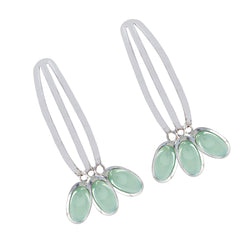 Natalia Aqua Statement Stud Earrings for Stylish Glow