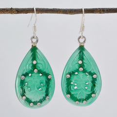 Araya Green Dangle Earrings for Chic Everyday Glam