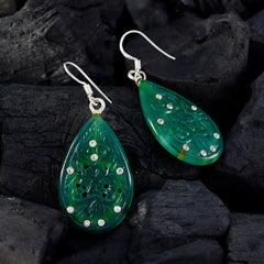 Araya Green Dangle Earrings for Chic Everyday Glam