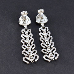 Araya White Stud Earrings for Elegant Fashion Statement