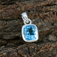 Aria Blue Featherlight Pendant - Elegant Gemstone Charm