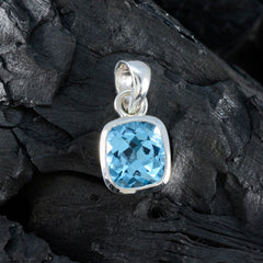 Aria Blue Featherlight Pendant - Elegant Gemstone Charm