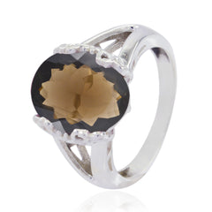 Alejandra Artisan Brown Solitaire Ring
