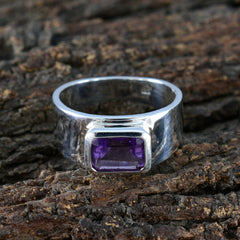 Maria Artisan Purple Solitaire Ring