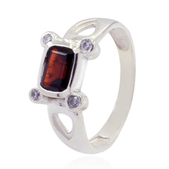 Aisha Artisan Red Halo Ring with Elegant Design
