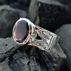 Isabelle Artisan Red Solitaire Ring