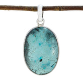 Yasmin Turquoise Pendant Necklace in Sterling Silver Turquoise Turquoise Turquoise