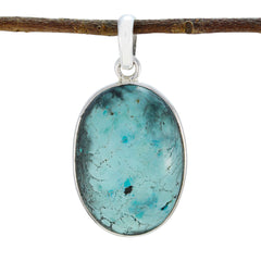 Yasmin Turquoise Pendant Necklace in Sterling Silver Turquoise Turquoise Turquoise