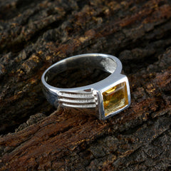 Laura Artisan Yellow Solitaire Ring