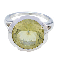 Isabel Sophisticated Yellow Solitaire Ring