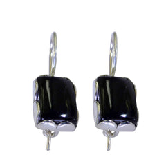 Aurora Black Dangle Earrings - Elegant Fashion Jewelry Black Onyx Black Dangle